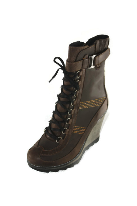 Ботинки зимние женские SND ВБ1 коричневая кожа+нубук Ботинки зимние женские SND ВБ1 коричневая кожа+нубук