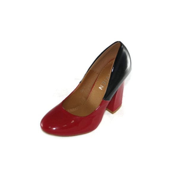 Туфли женские Vivien Q2-1416Т красно-черный
