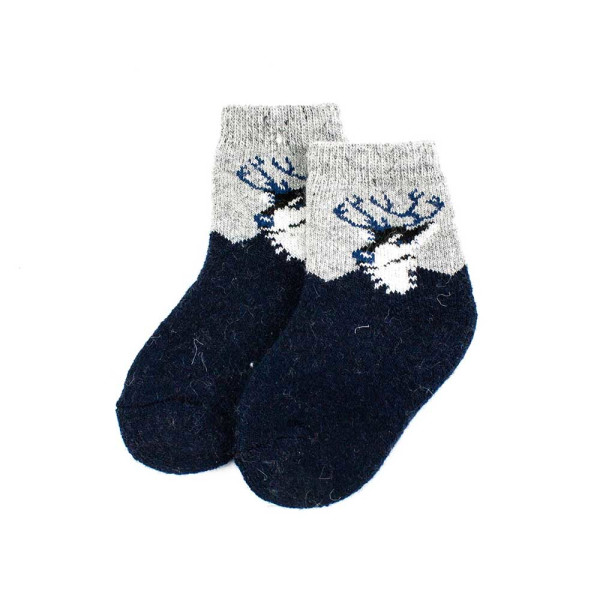 Шкарпетки дитячі Алія 301 синьо-сірий 1-3
