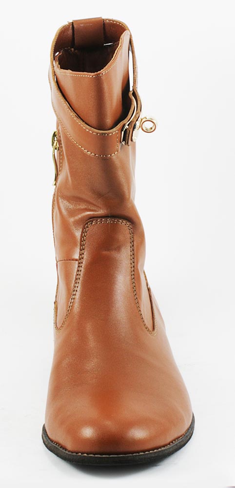 Ботинки демисезонные женские VOG Б-1003к рыжая кожа Ботинки демисезонные женские VOG Б-1003к рыжая кожа