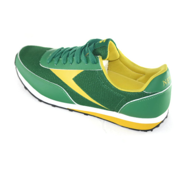 Мужские кроссовки Kroker's 13SL140 зелено-желтые