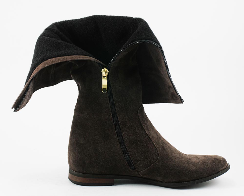 Сапоги демисезонные женские VOG С-1142з коричневая замша Сапоги демисезонные женские VOG С-1142з коричневая замша