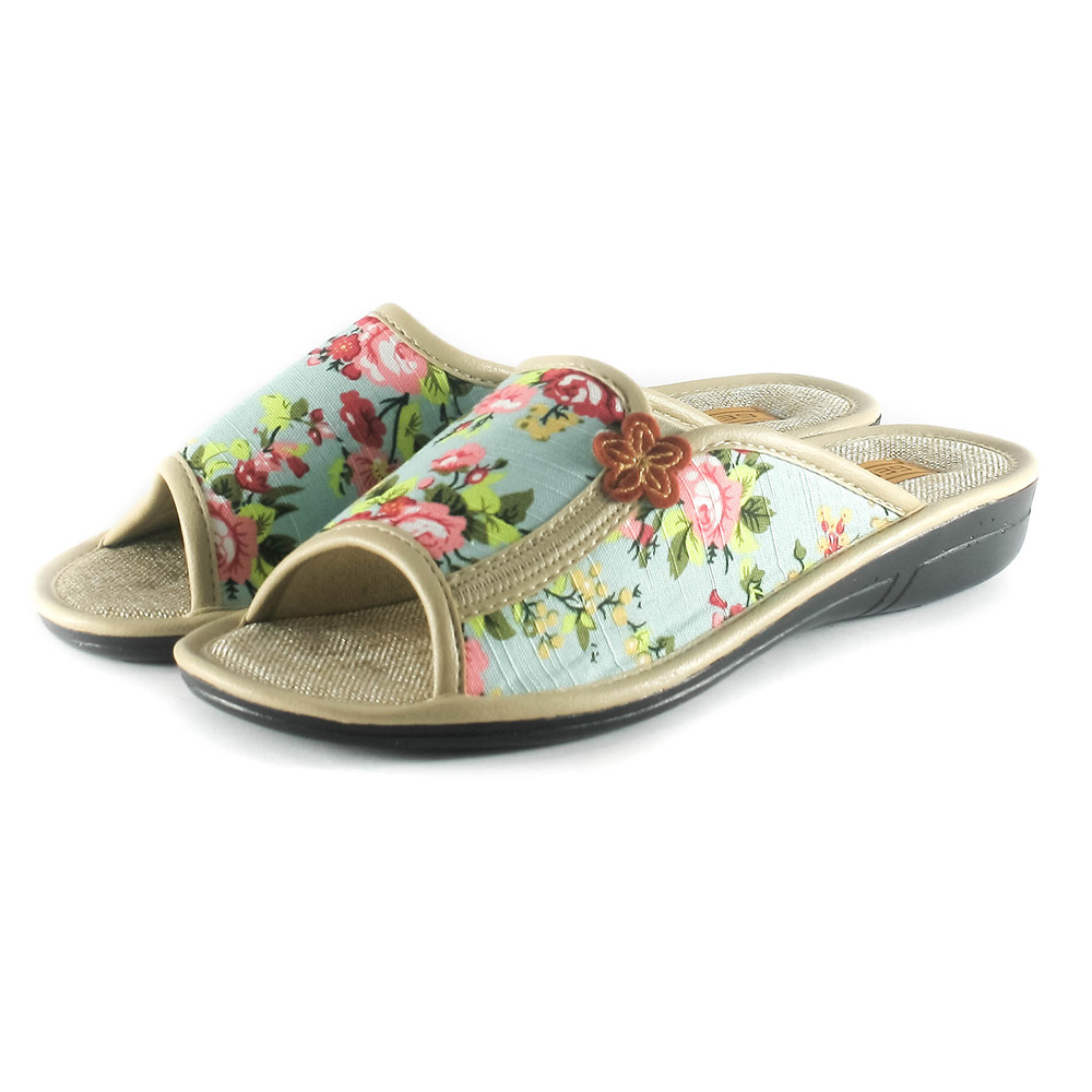 Тапочки комнатные женские Белста 166095 С-3 ТП-1 бирюзовый Тапочки комнатные женские Белста 166095 С-3 ТП-1 бирюзовый