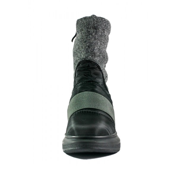 Ботинки зимние женские Lonza 978053-Z949 серо-черные