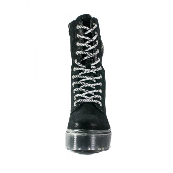 Ботинки демисезон женские Lonza D19-7815-3 черные
