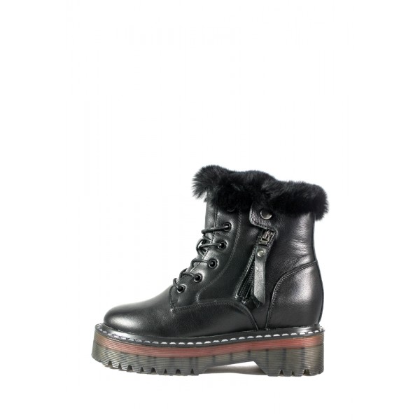 Ботинки зимние женские Lonza HS-2888-1P черные