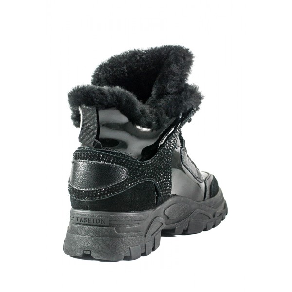 Ботинки зимние женские Selliveno A20-18008YM-198 черные