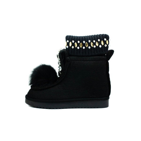 Ботинки зимние женские Lonza E035 черные